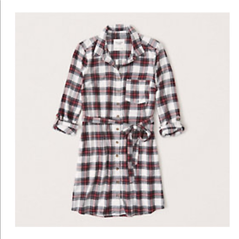 Abercrombie flannel dress